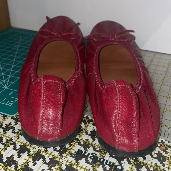 Bata red ballet flats made in Spain size36 - Picture 5 of 8